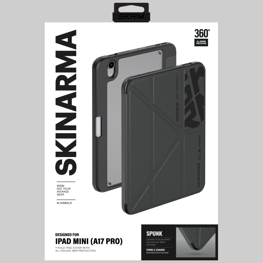 Carcasa Skinarma Spunk Pewter compatibila cu iPad Mini 2024, Verde