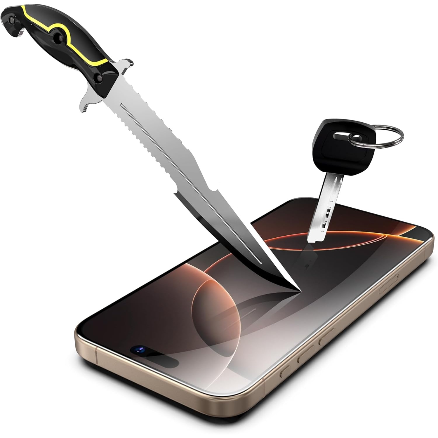 Folie protectie ecran sticla temperata compatibila cu iPhone 17 Pro Max transparent 6.9 inch kit instalare