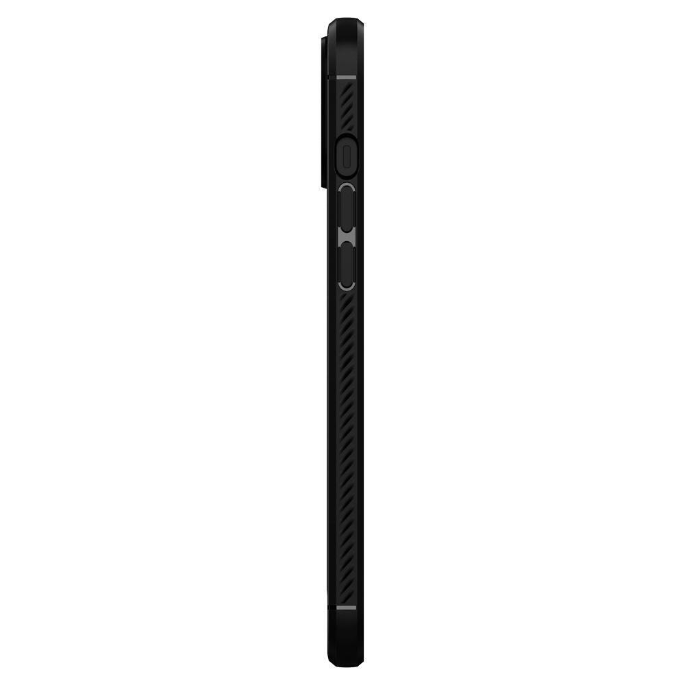 Husa de protectie Spigen Rugged Armor compatibil cu Iphone 12 / 12 Pro, Matte Black