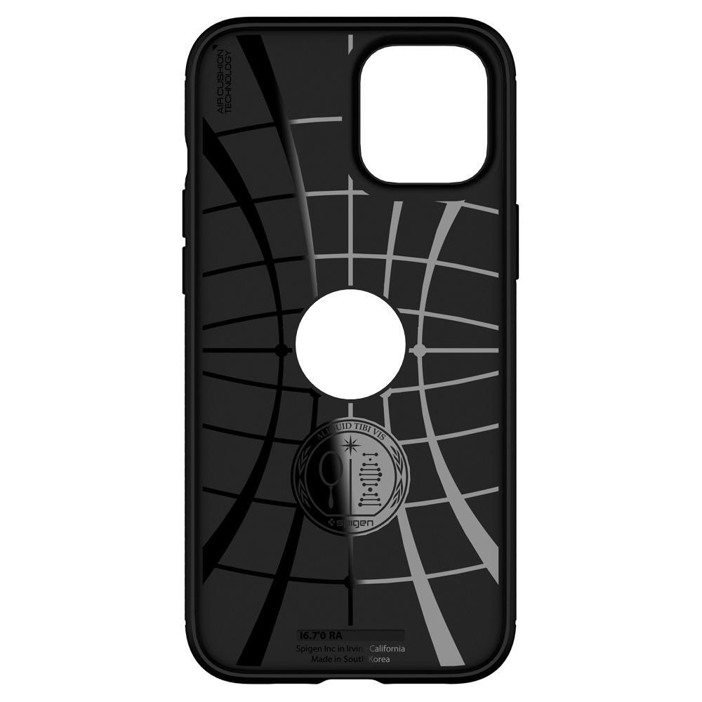 Husa de protectie Spigen Rugged Armor compatibil cu Iphone 12 / 12 Pro, Matte Black