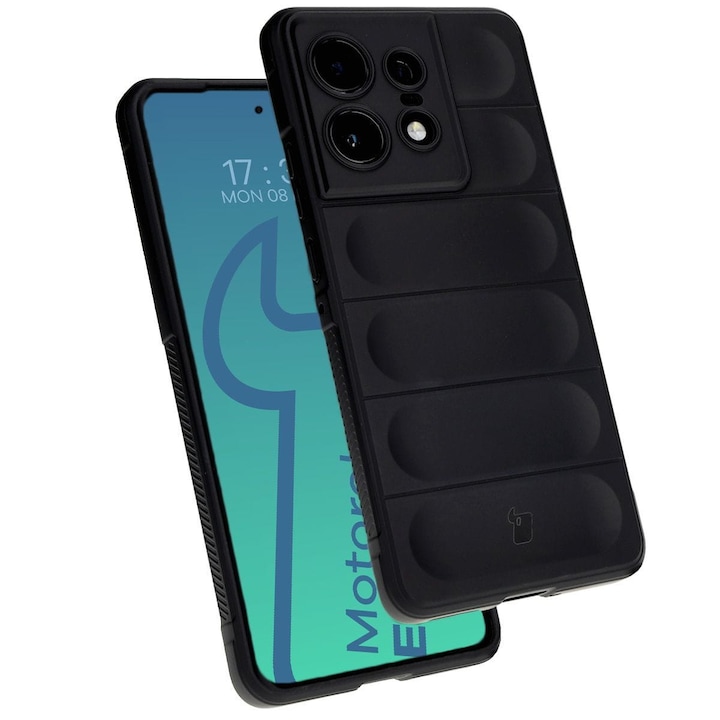 Carcasa Bizon Case Tur pentru Motorola Edge 50 Pro, negru