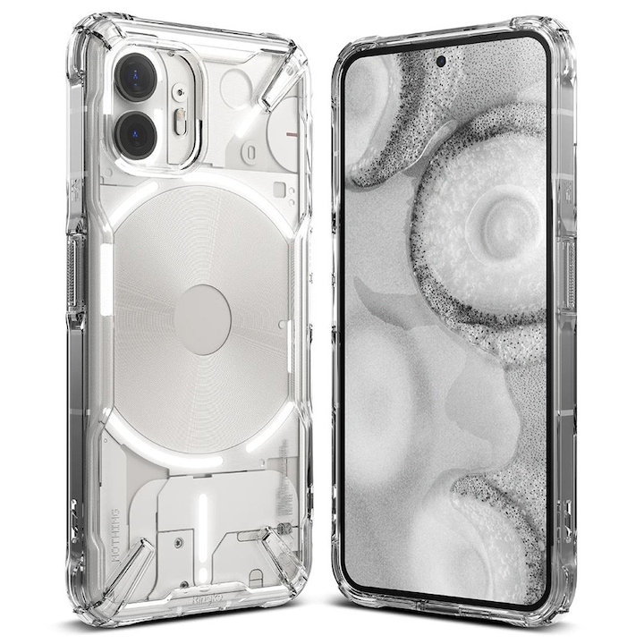Husa pentru Nothing Phone (2), din Policarbonat, Ringke, Culoare Transparenta