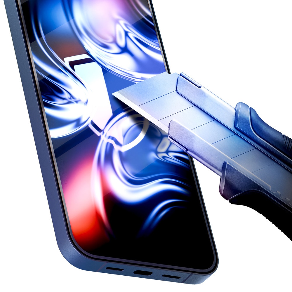 Folie sticla securizata 3mk HardGlass Max, Set instalare inclus, compatibila cu iPhone 17 Pro, Negru