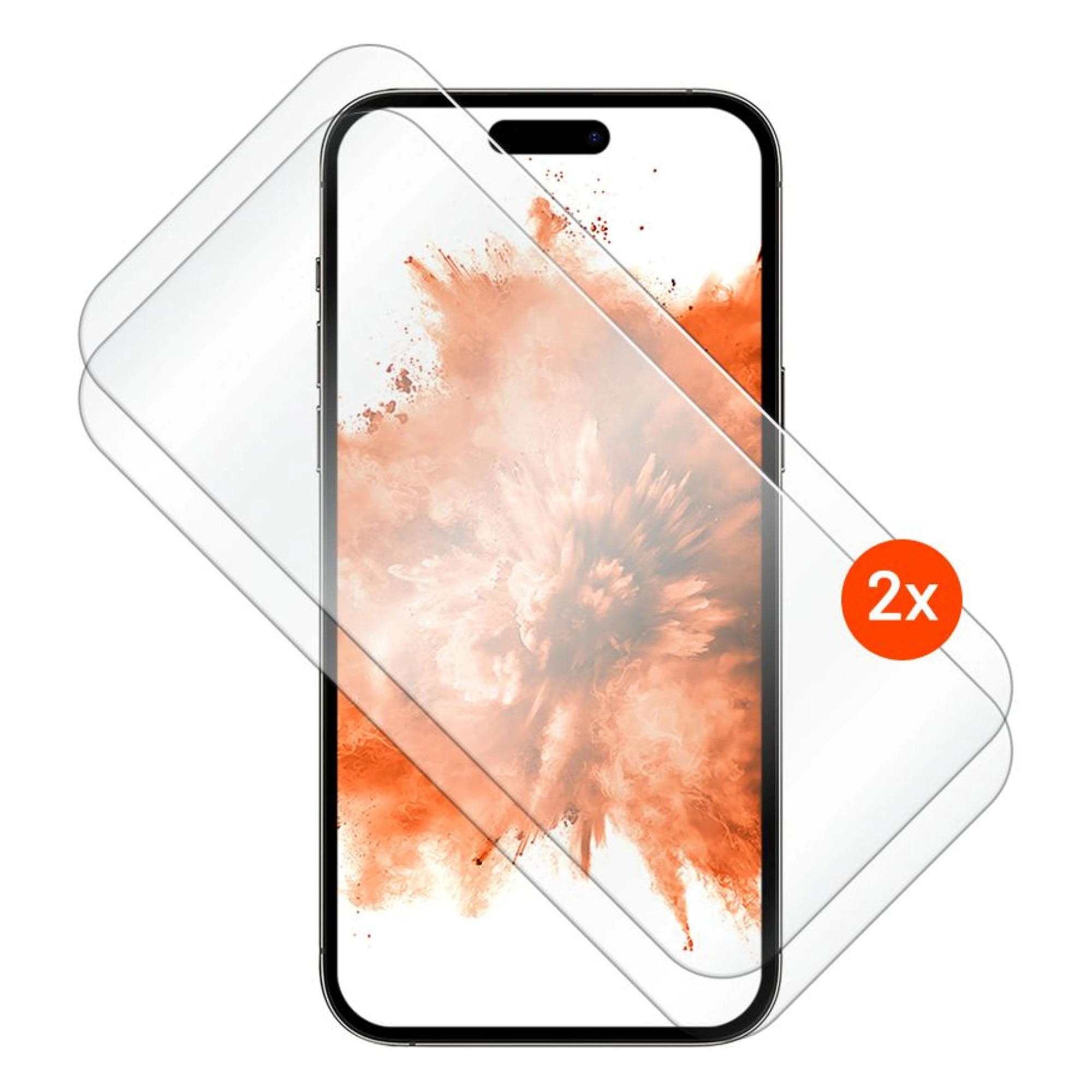 Folie protectie telefoane, FIXED, 2,5D, sticla securizata, set 2 bucati, pentru Apple iPhone 17 Pro Max
