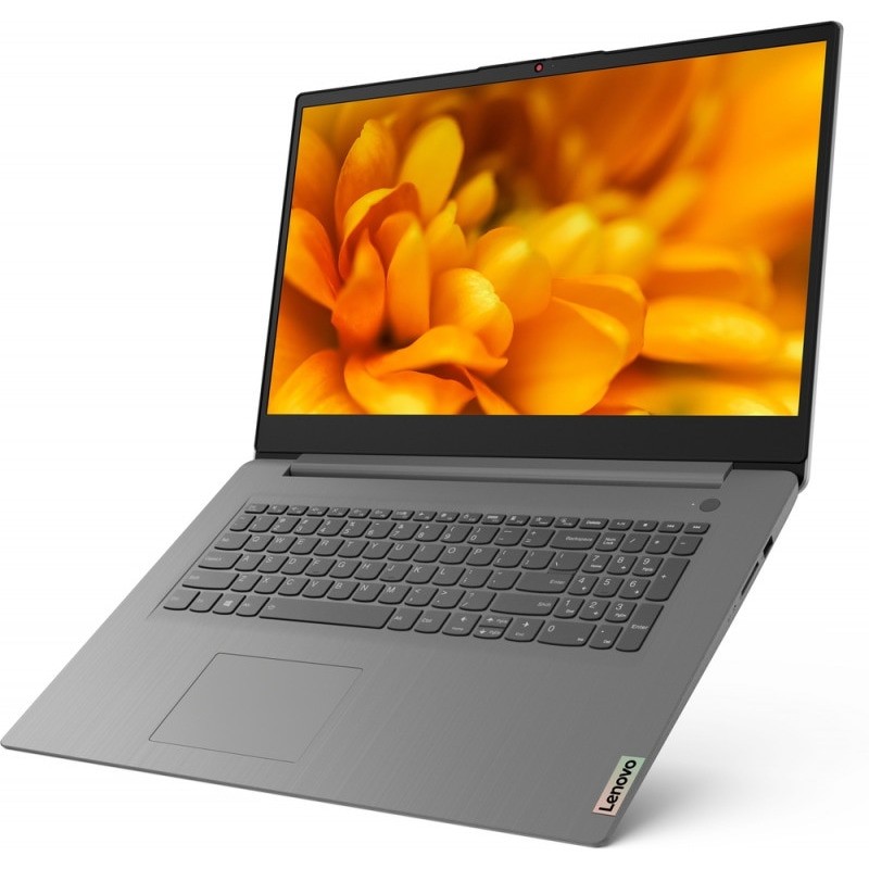 Laptop Lenovo 17.3'' IdeaPad 3 17ALC6, FHD IPS, Procesor AMD Ryzen™ 7 5700U (8M Cache, up to 4.3 GHz), 8 cores, 32GB DDR4, 500 GB SSD, AMD Radeon, No OS, Arctic Grey