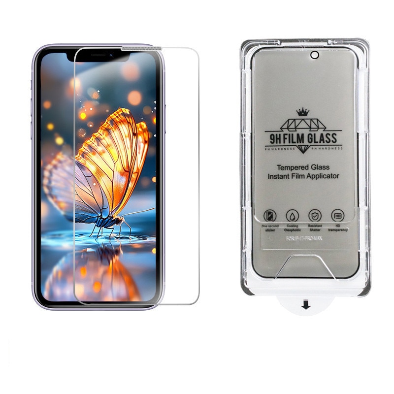 Set 2 folii de protectie pentru iPhone 15 Pro Max, sticla temperata, protectie pentru confidentialitate, rezistent la zgarieturi