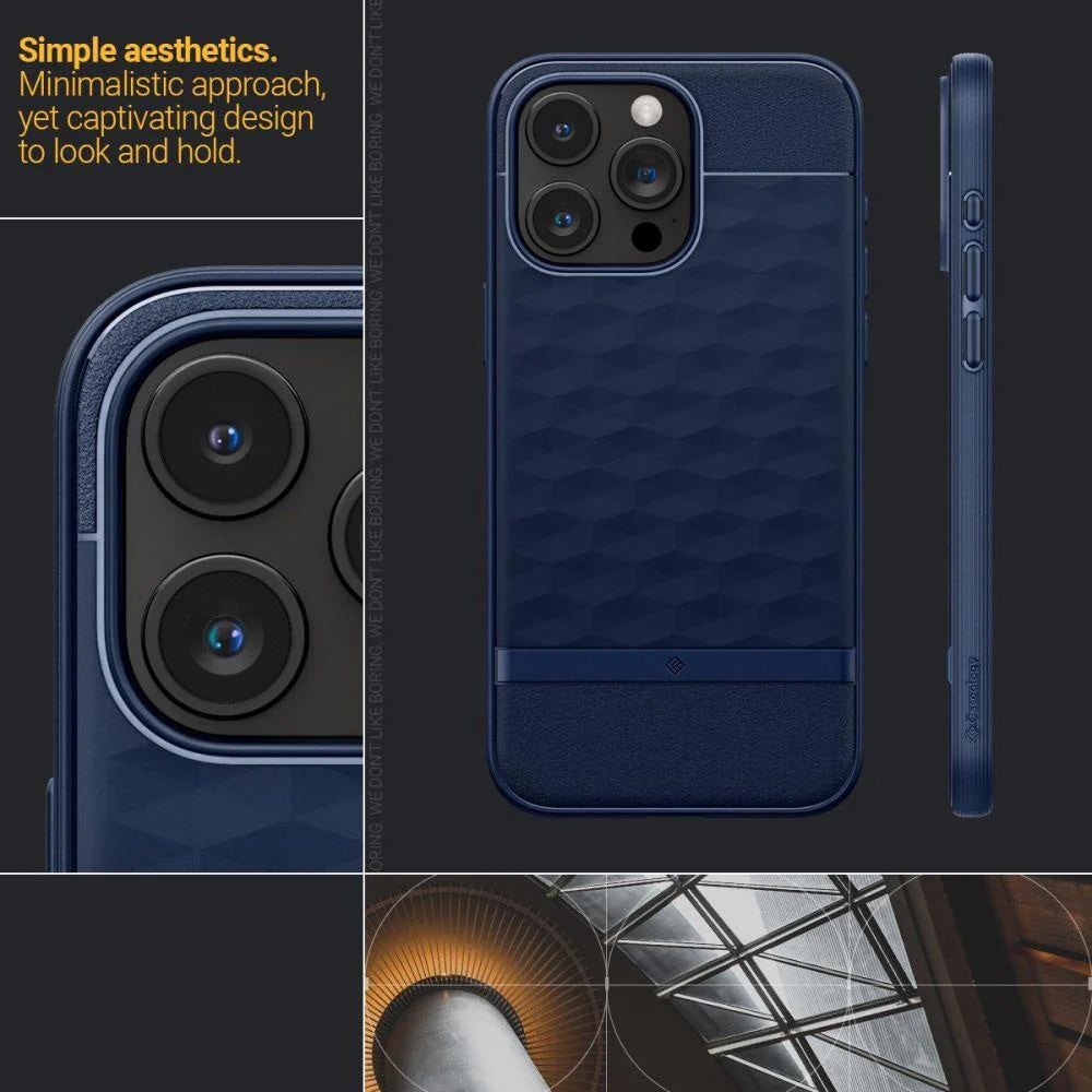 Carcasa Caseology Parallax MagSafe compatibila cu iPhone 15 Pro Max Blue