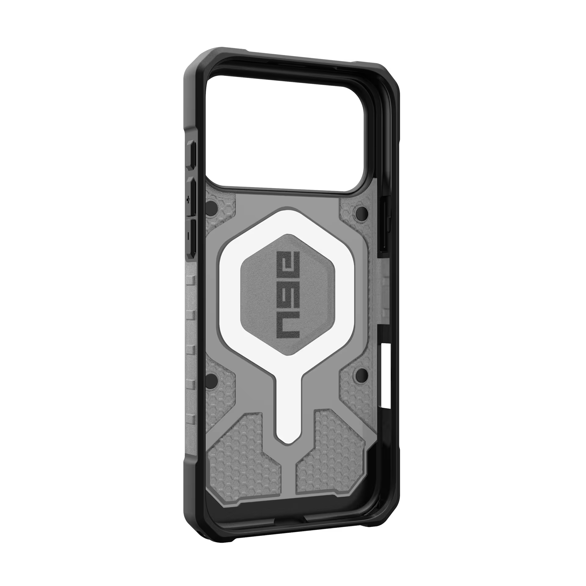 Husa de protectie UAG Pathfinder Clear MagSafe pentru iPhone 17 Pro Max, Ash/Black