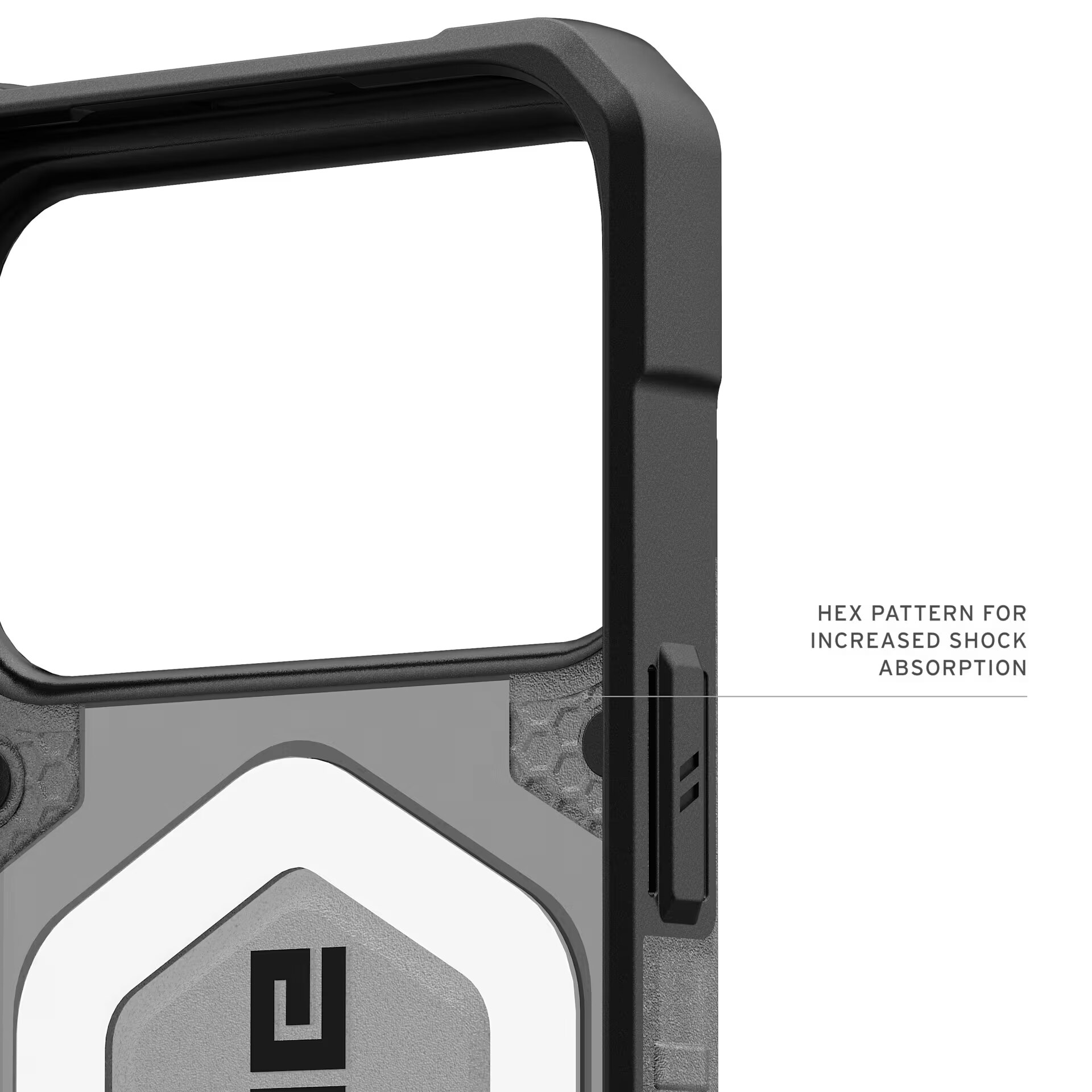 Husa de protectie UAG Pathfinder Clear MagSafe pentru iPhone 17 Pro Max, Ash/Black