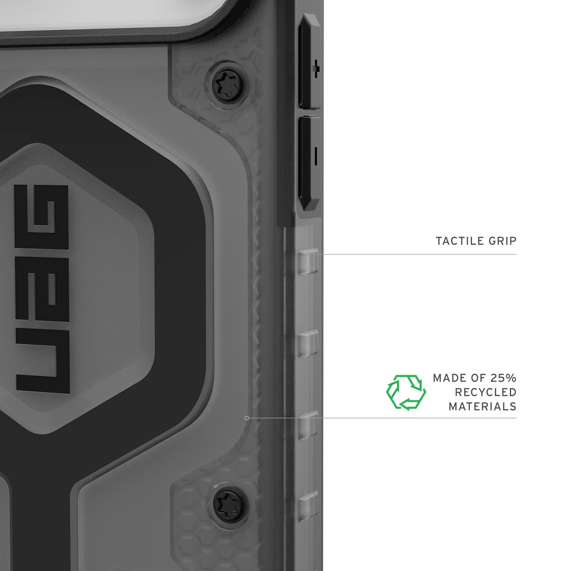 Husa de protectie UAG Pathfinder Clear MagSafe pentru iPhone 17 Pro Max, Ash/Black