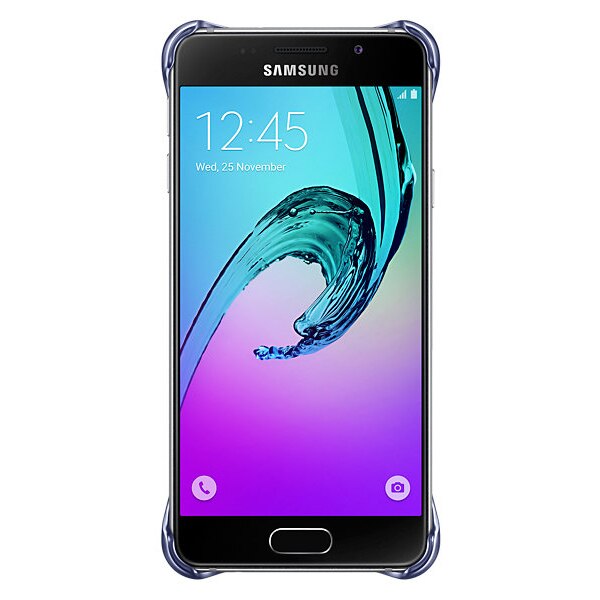 Capac de protectie spate Clear Cover Samsung pentru Galaxy A3 (2016), Black