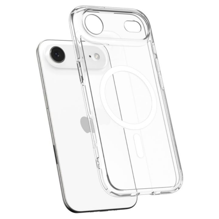 Husa Spigen Ultra Hybrid MagSafe Pentru iPhone 17 AIR, Rezistenta La Socuri, Protectie La Camere, Clear