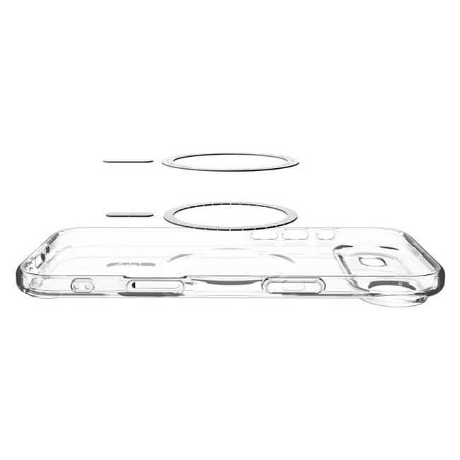 Husa Spigen Ultra Hybrid MagSafe Pentru iPhone 17 AIR, Rezistenta La Socuri, Protectie La Camere, Clear