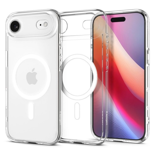 Husa Spigen Ultra Hybrid MagSafe Pentru iPhone 17 AIR, Rezistenta La Socuri, Protectie La Camere, Clear