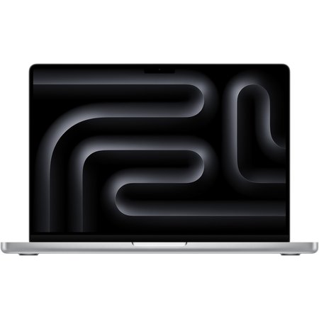 Laptop Apple MacBook Pro 14" cu procesor Apple M4 Pro, 12 nuclee CPU si 16 nuclee GPU, 24GB RAM, 512GB SSD, Silver, INT KB