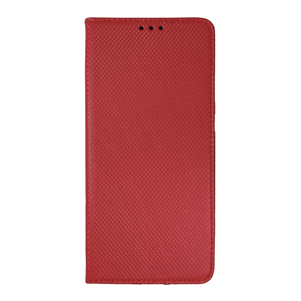 Husa Flip din Piele compatibila cu Samsung Galaxy A34 5G, Texture Design, Inchidere Magnetica, Smart Soft Close, Tip Carte, Buzunar Portofel, Rosu