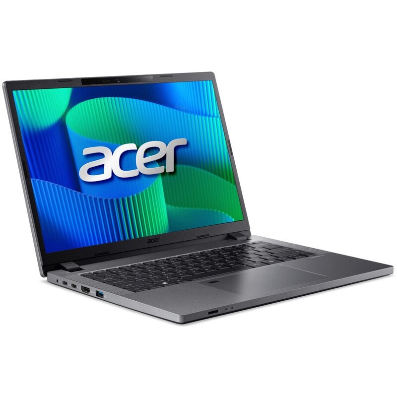 Laptop Acer TravelMate P2 TMP214 Procesor AMD Ryzen 5 7530U 16M Cache, up to 4.50 GHz 14" WUXGA, 16GB, 512GB SSD, AMD Radeon Graphics, Win 11 Pro, Gri