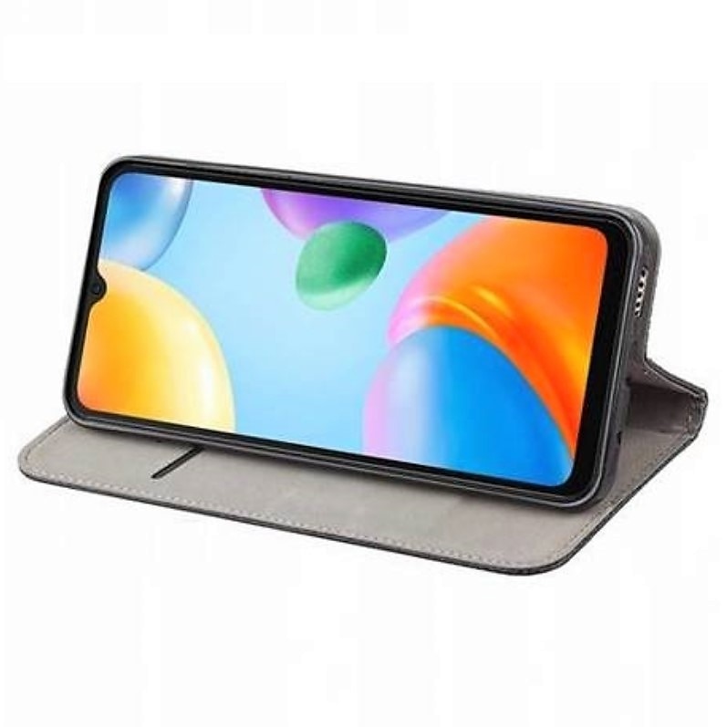 Husa Flip Book Premium Inchidere Magnetica, Negru pentru Xiaomi Redmi 10c