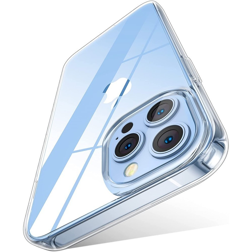 Husa TPU pentru iPhone 14 Pro Max, Flippy, Silicon, Protectie Antisoc, Transparenta