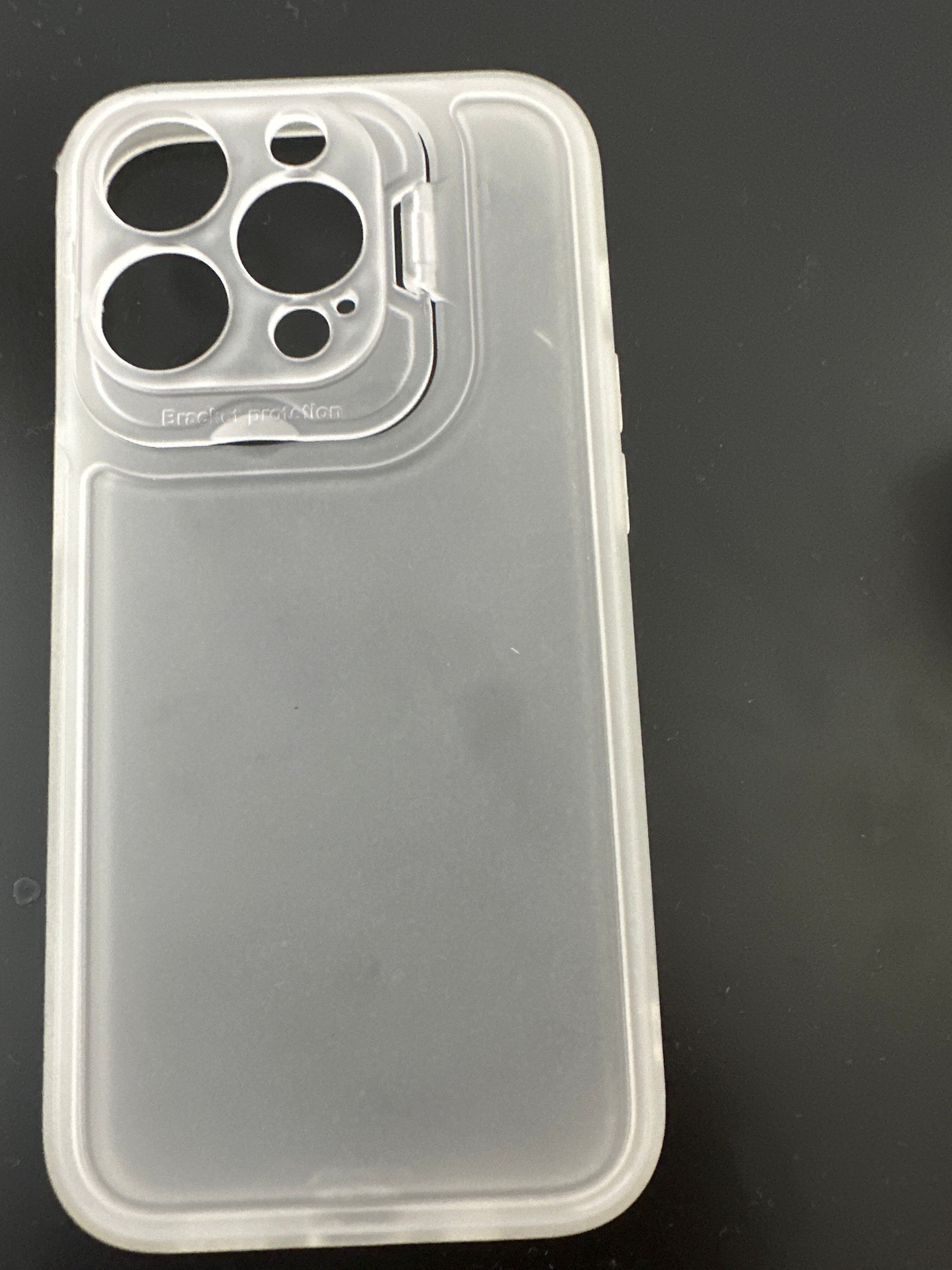 Husa TPU pentru iPhone 14 Pro Max, Flippy, Silicon, Protectie Antisoc, Transparenta