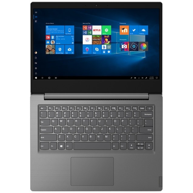 Laptop ultraportabil Lenovo V14 IIL cu procesor Intel Core i5-1035G1 pana la 3.60 GHz, 14", HD, 8GB, 256GB SSD, Intel UHD Graphics, Iron Grey, Free DOS