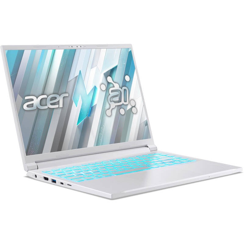 Laptop Acer Nitro V14 FHD 14.5 inch AMD Ryzen AI 5 340 16GB 1TB SSD RTX 5060 Windows 11 Pro Pearl White
