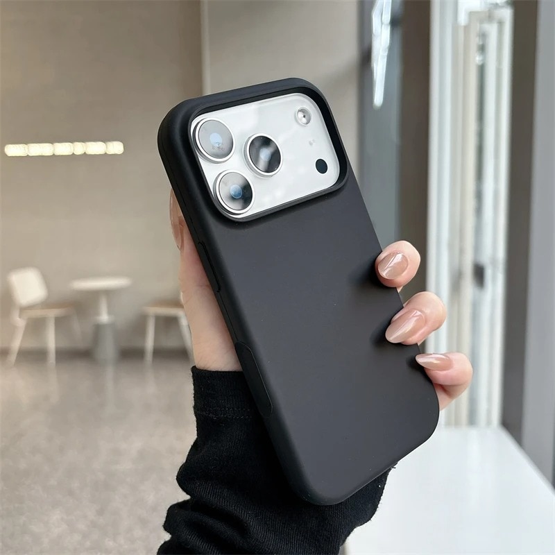Husa silicon pentru iPhone 17 Air, compatibila MagSafe, protectie camera, butoane dintr-o singura piesa
