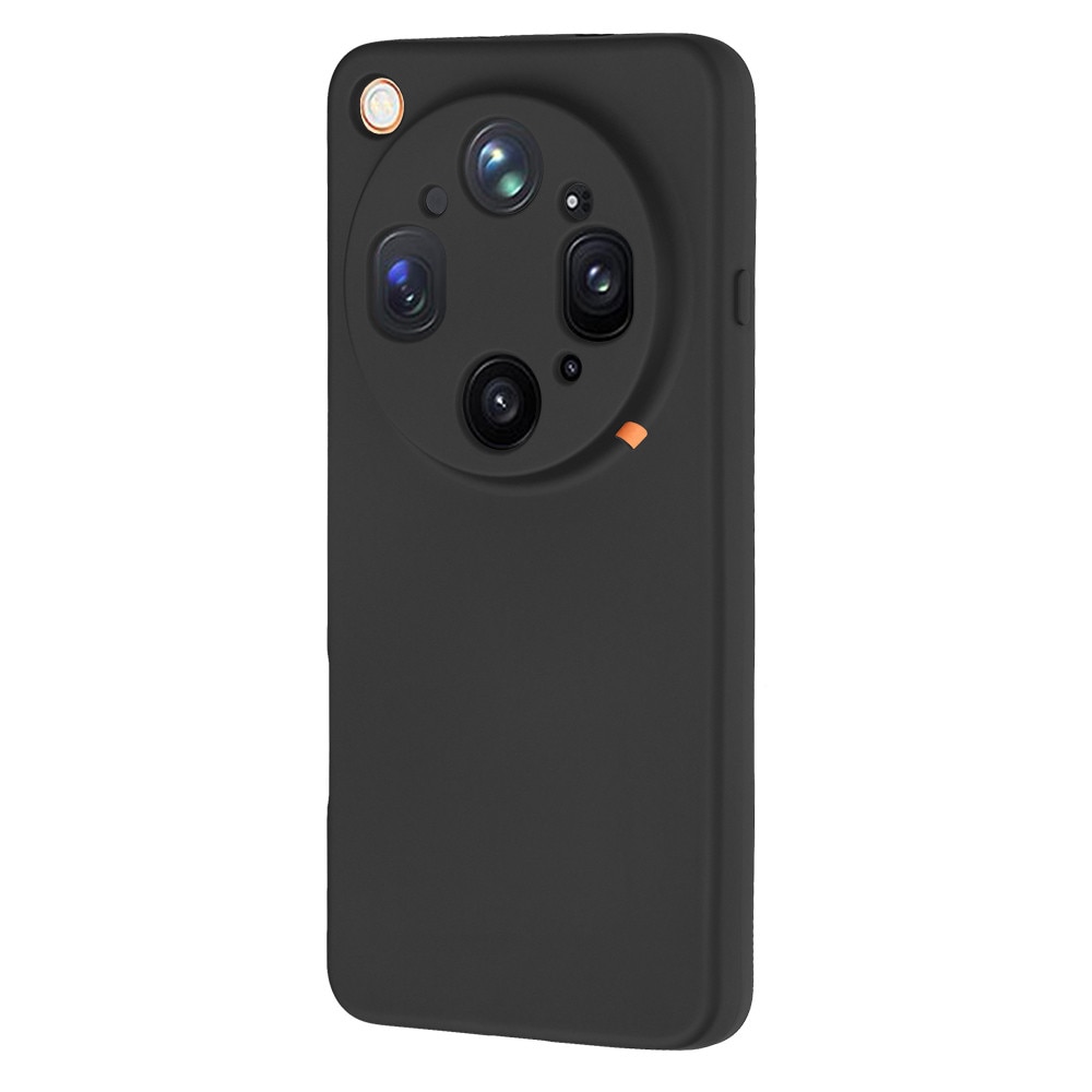 Husa pentru Oppo Find X9 Ultra Liquid Silicone, subtire, captusita cu microfibra, anti amprenta, protectie camera foto, negru