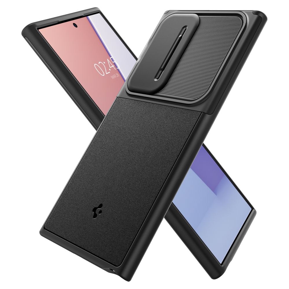 Carcasa Spigen Optik Armor compatibila cu Samsung Galaxy S24 Ultra Black