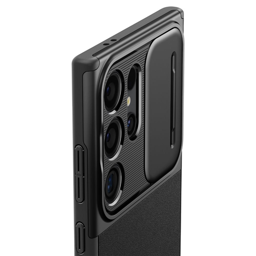 Carcasa Spigen Optik Armor compatibila cu Samsung Galaxy S24 Ultra Black