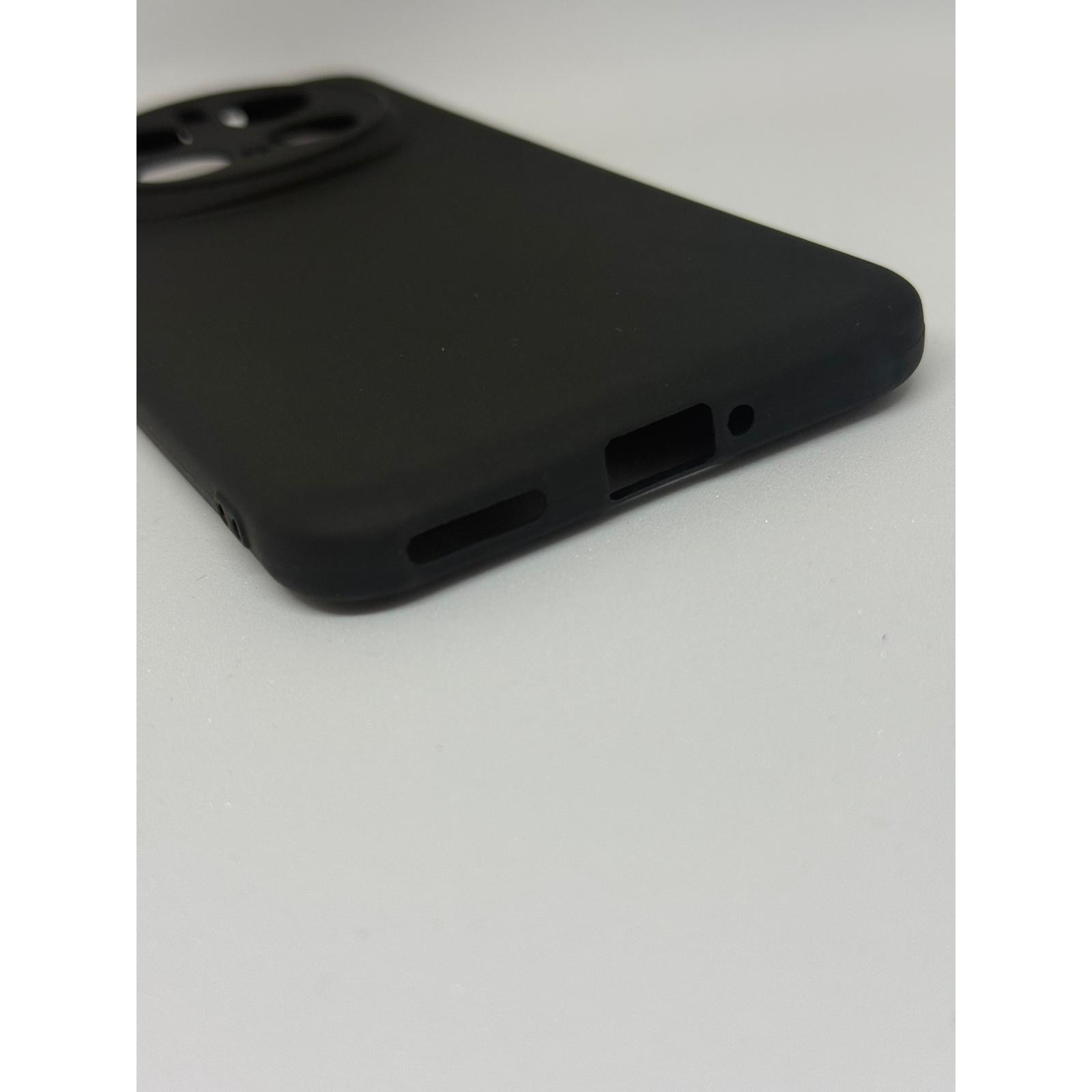 Husa protectie compatibila cu Honor Magic7 Pro, Silicon Flexibil Mat, Protectie Camera, Margini Ridicare pentru protectie ecran, Negru