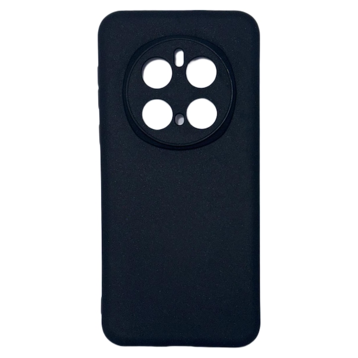 Husa protectie compatibila cu Honor Magic7 Pro, Silicon Flexibil Mat, Protectie Camera, Margini Ridicare pentru protectie ecran, Negru