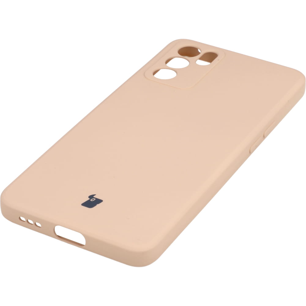 Husa telefon, Bizon, Silicon, Oppo Reno 6 5G, Roz