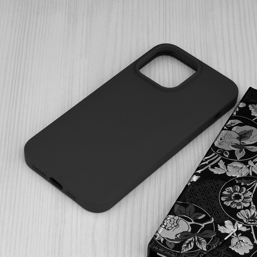 Husa Protectie Double Structure pentru Xiaomi 13T / 13T Pro, Interior Microfibra, Negru Titan