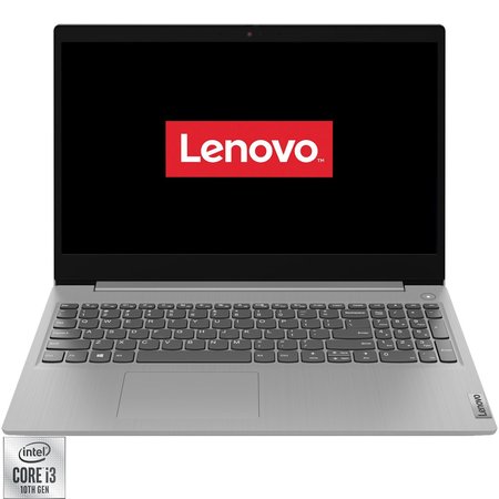 Laptop Lenovo IdeaPad 3 15IIL05 cu procesor Intel Core i3-1005G1 pana la 3.40 GHz, 15.6", Full HD, 8GB, 256GB SSD, Intel UHD Graphics, Free Dos, Platinum Grey