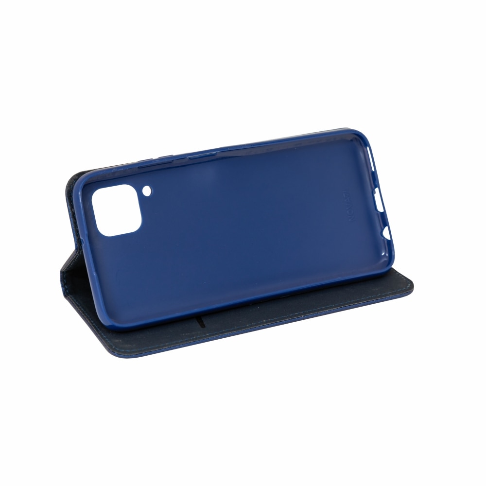 Husa Carte Smart cu Inchidere Magnetica pentru Huawei P40 Lite, Navy