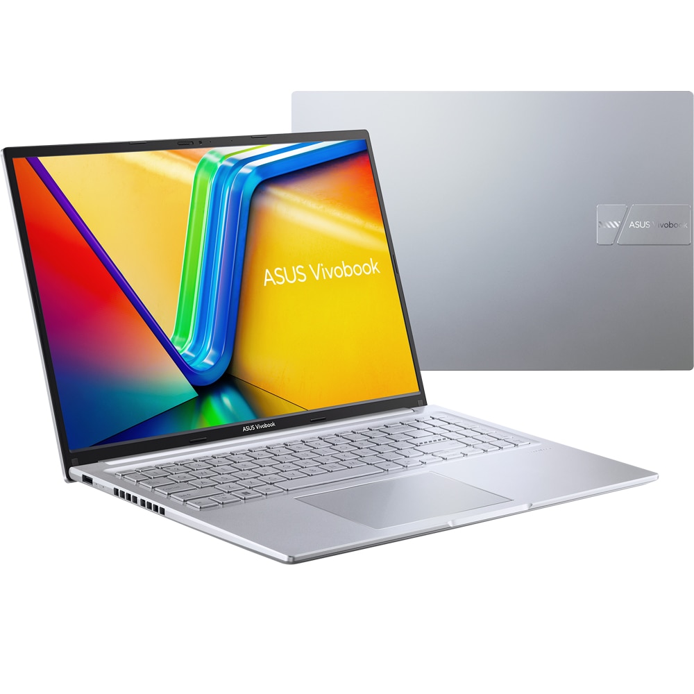Laptop Asus Vivobook 16 X1605VA-SH2557, X1605VA-SH2557, 16", Intel Core 9 270H (14-core), Intel UHD Graphics, 24GB (8GB onboard + 16GB) DDR5, Argintiu