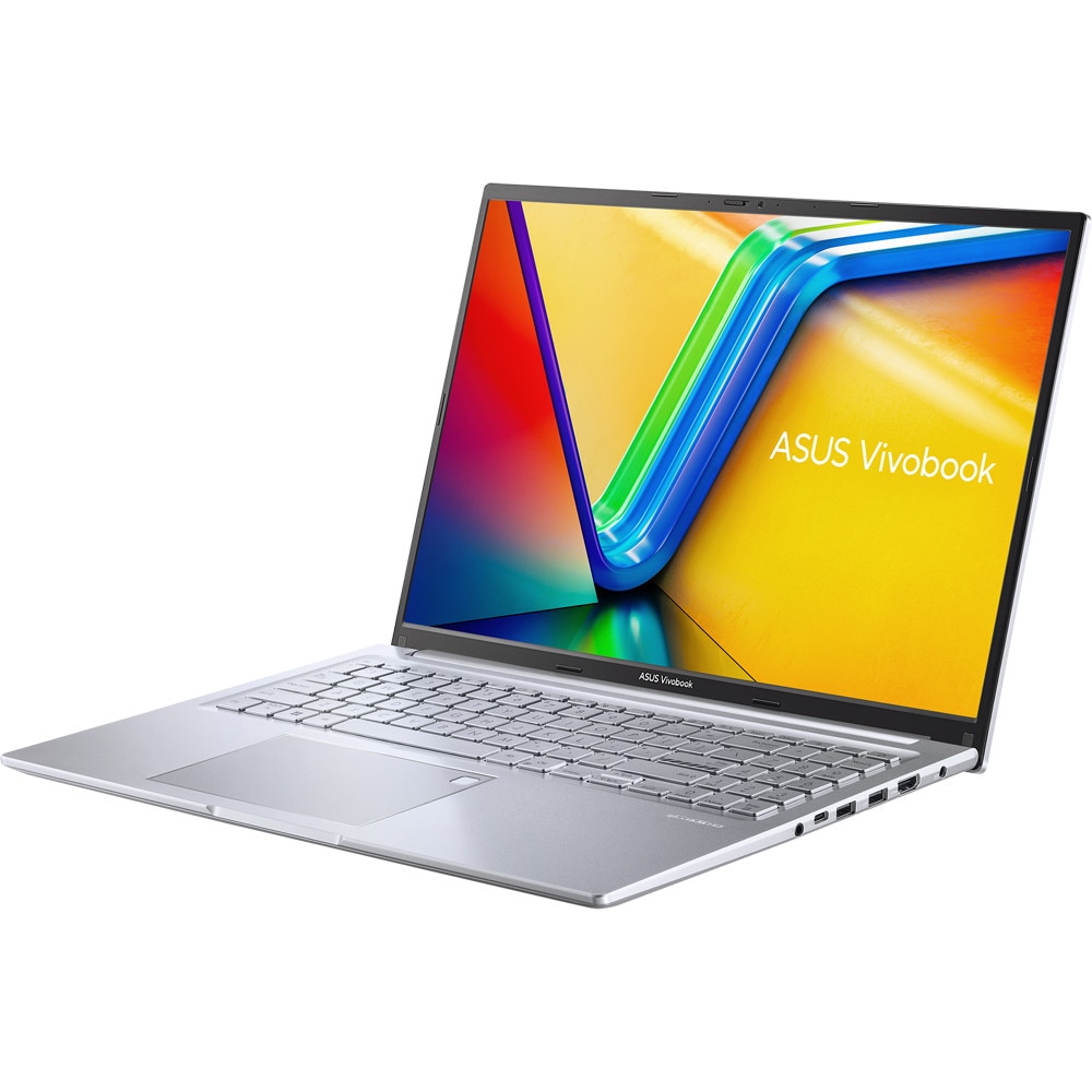Laptop Asus Vivobook 16 X1605VA-SH2557, X1605VA-SH2557, 16", Intel Core 9 270H (14-core), Intel UHD Graphics, 24GB (8GB onboard + 16GB) DDR5, Argintiu