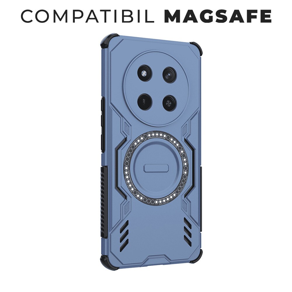Husa pentru Honor Magic 7 Lite ArmorMag, Magsafe, Antisoc, Calitate Premium, Protectie Superioara, DaDen, Albastru