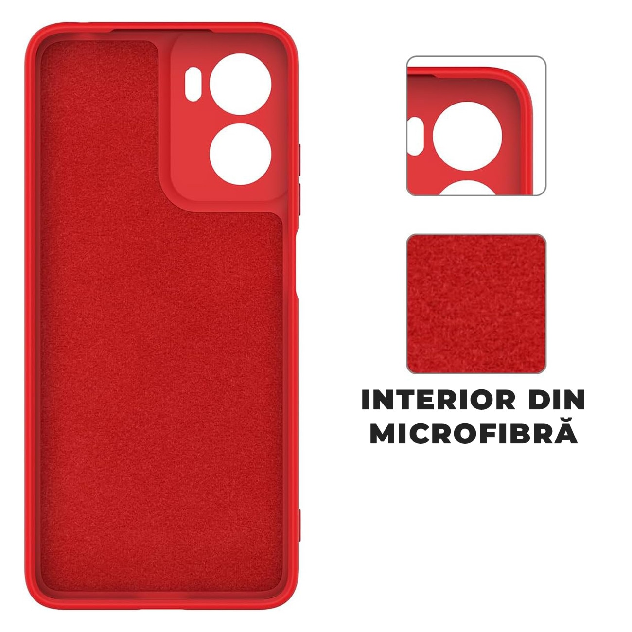 Husa pentru Motorola Moto G06 Daden® Silicon SoftFlex, Ultra Slim, Protectie sporita, Interior de microfibra, Verde menta