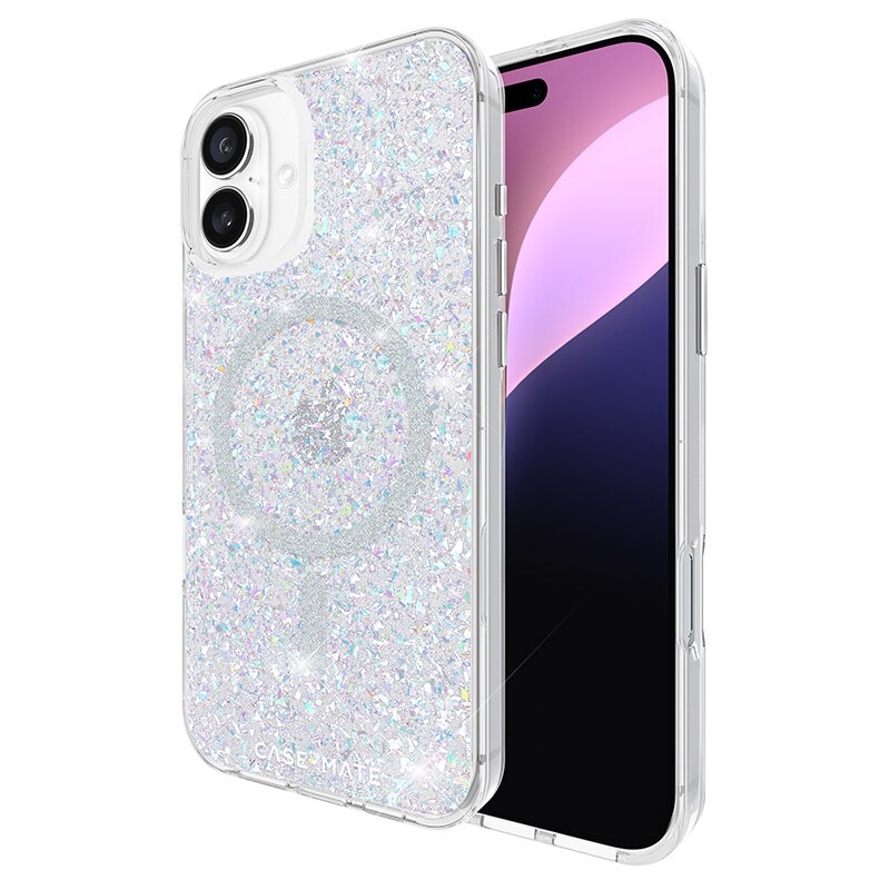 Etui iPhone 16 Plus, Case-Mate Twinkle, protectie impotriva caderilor, magneti MagSafe, colorat
