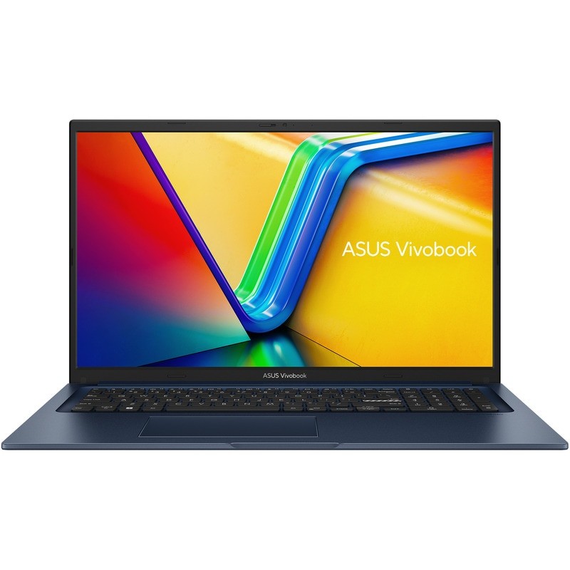 Laptop ASUS Vivobook 17 X1704VA cu procesor Intel® Core™ 7 150U pana la 5.4GHz, 17.3'', Full HD, IPS, 36 GB DDR4, 3 TB SSD, Intel® Graphics, No OS, Quiet Blue