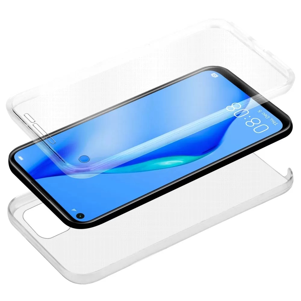 Husa fata spate 360 compatibila cu Samsung Galaxy A22 4G / LTE Transparent