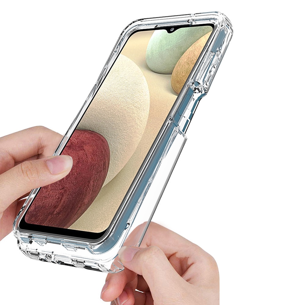 Husa fata spate 360 compatibila cu Samsung Galaxy A22 4G / LTE Transparent