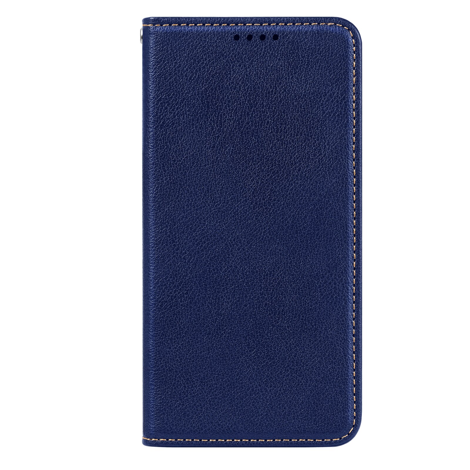 Husa pentru Samsung Galaxy S26 Ultra, Omelivon, Leather Flip Cover, cu Portofel Interior, Functie de Stand si Inchidere Magnetica, Finisaje Premium, Antisoc, Albastru