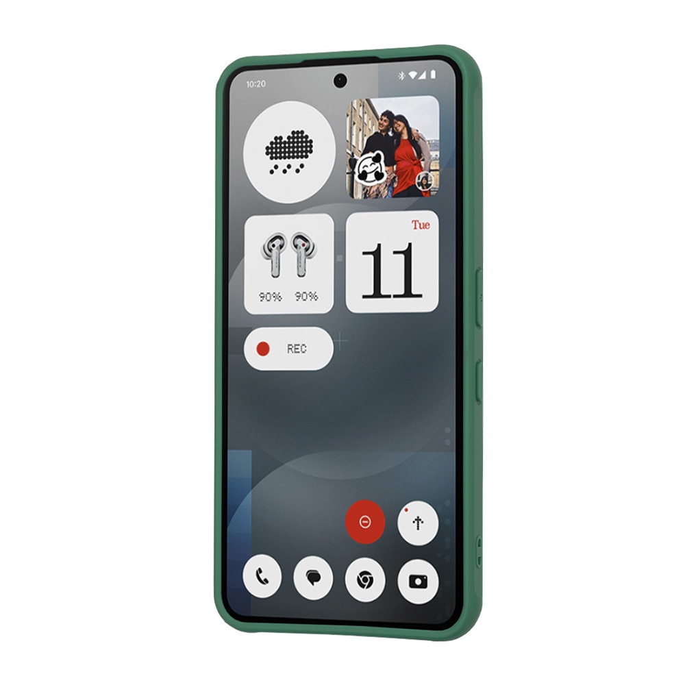Husa pentru Nothing Phone (3a) - Techsuit HaloFrost MagSafe Series - Midnight Green