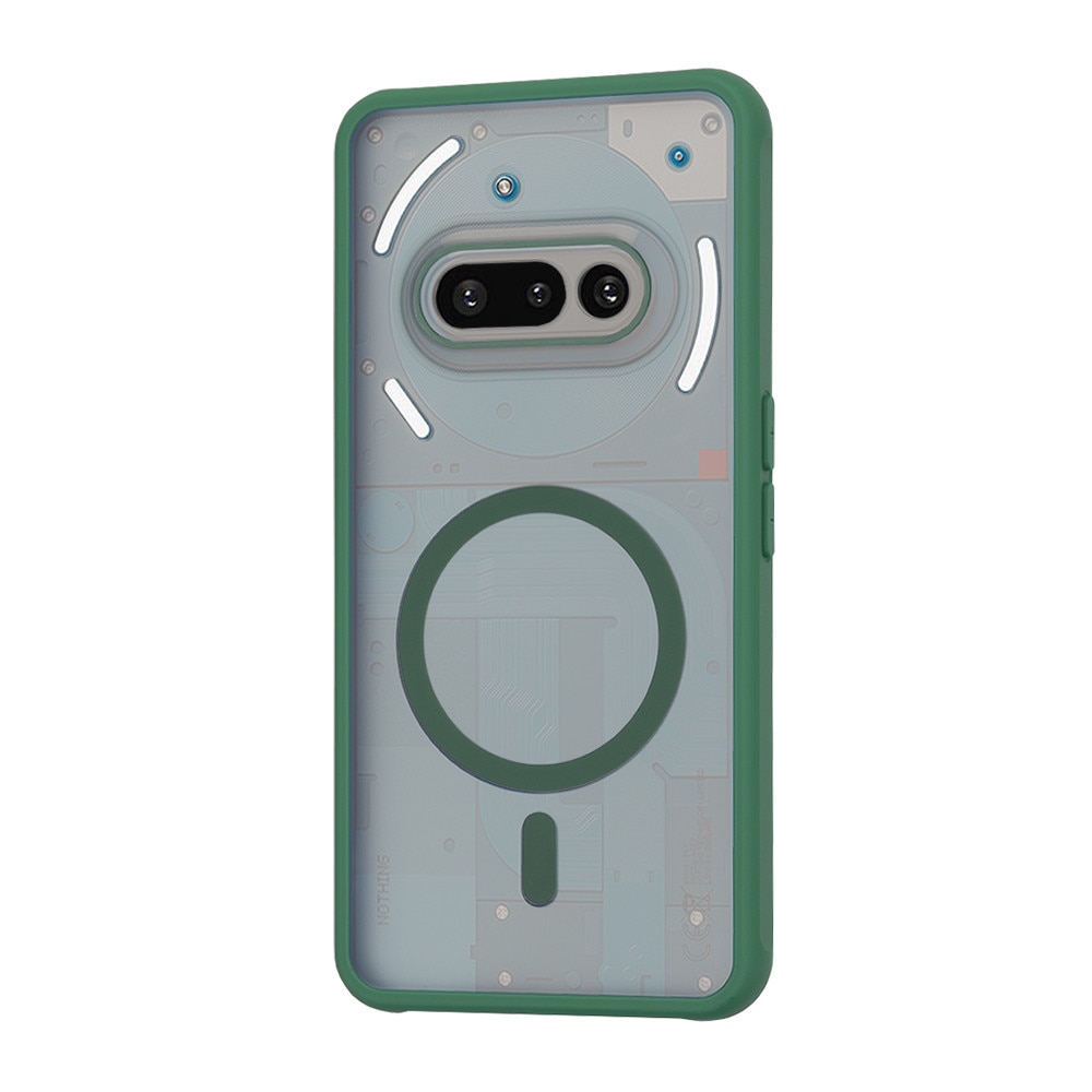 Husa pentru Nothing Phone (3a) - Techsuit HaloFrost MagSafe Series - Midnight Green