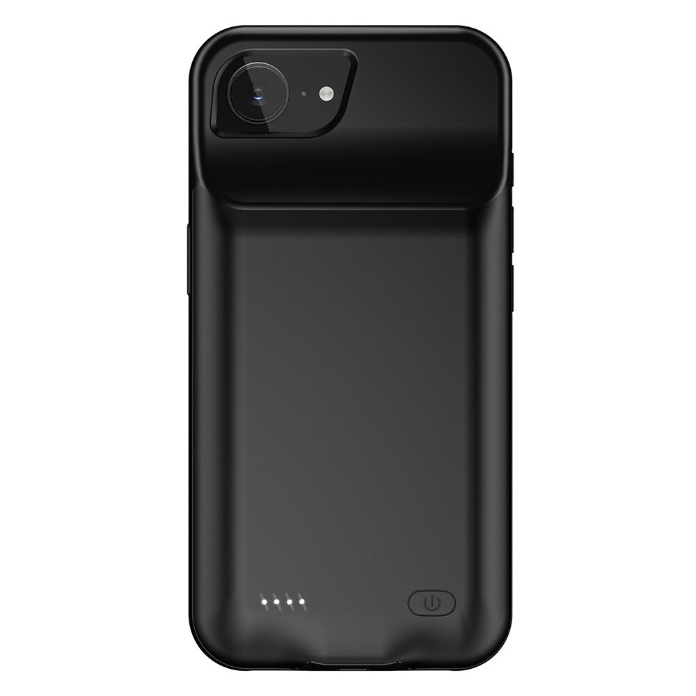 Husa cu baterie 10000mAh, XGSM, Compatibila cu iPhone 16e, neagra, ABS/TPU