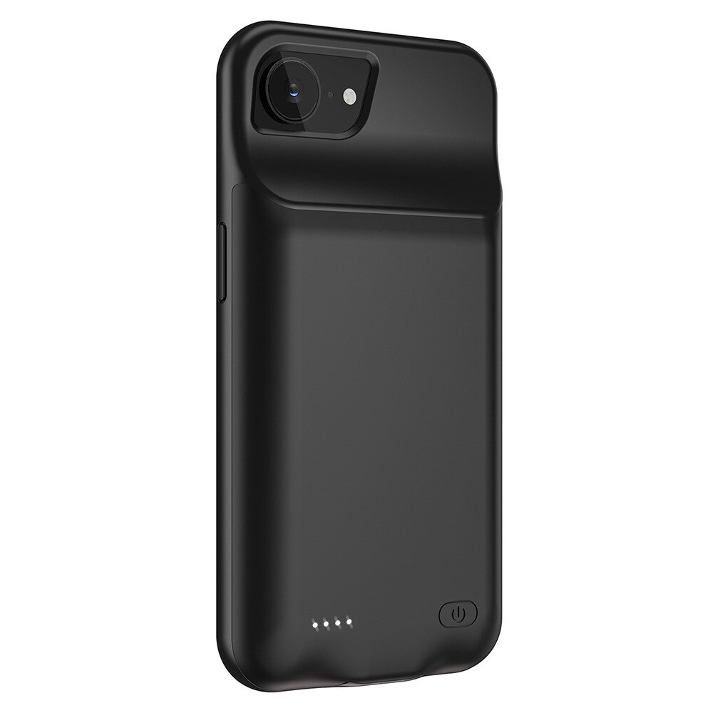 Husa cu baterie 10000mAh, XGSM, Compatibila cu iPhone 16e, neagra, ABS/TPU