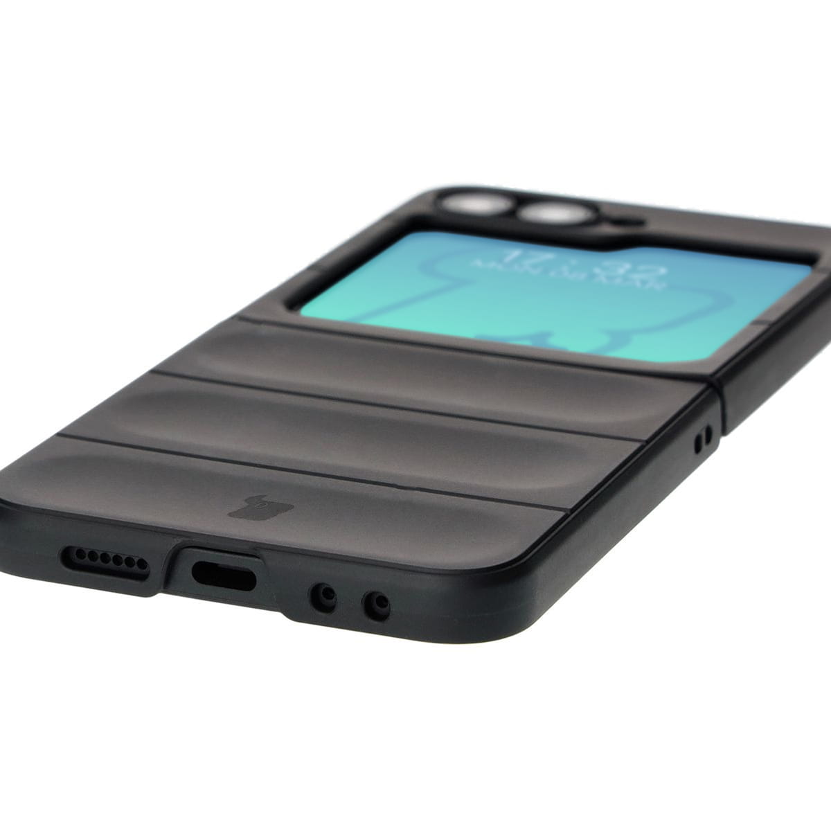 Husa Bizon Case Tur pentru Galaxy Z Flip6, Negru